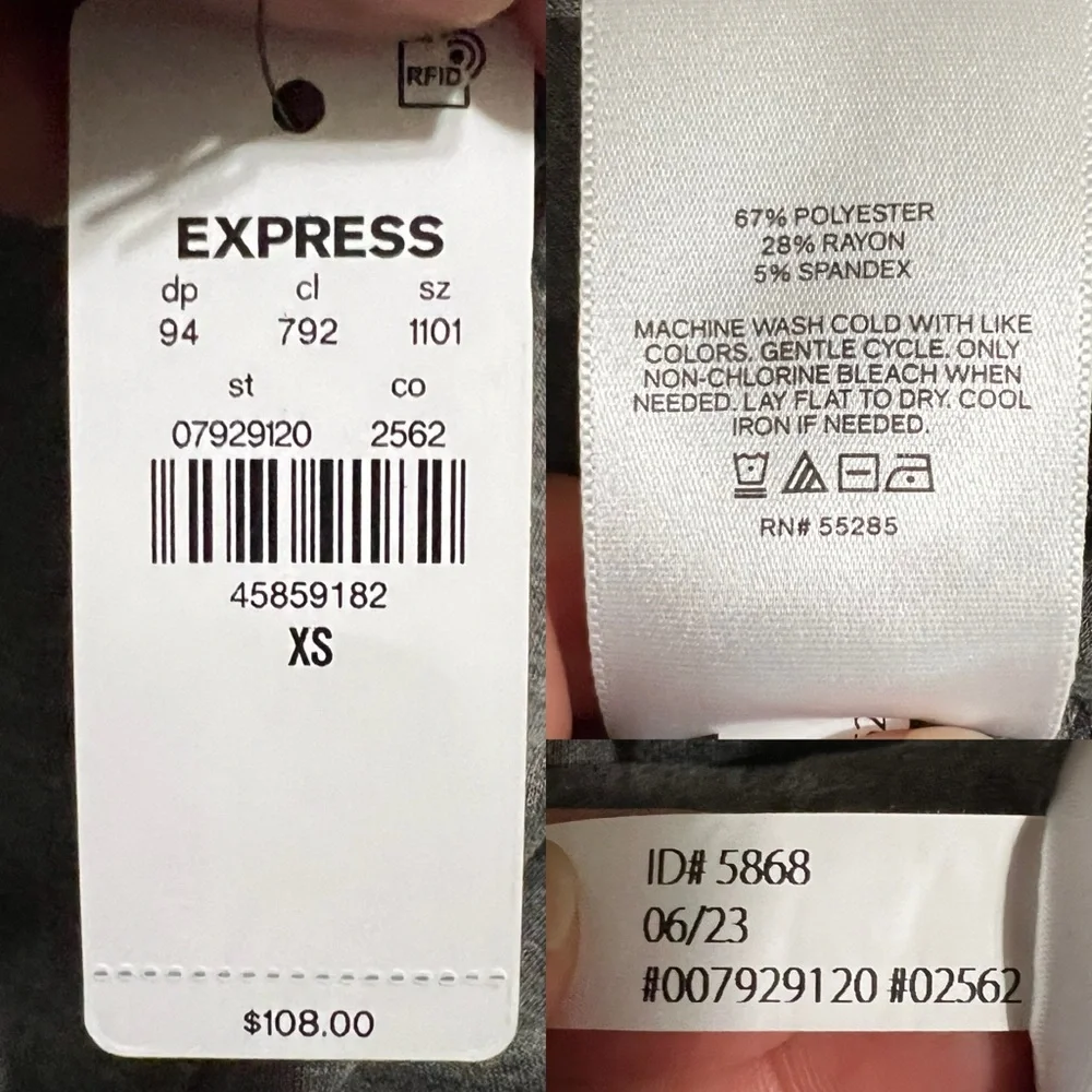 Express Luxe Lounge Long Sleeve Surplice Wide Leg Jumpsuit‎